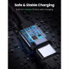 Дата кабель USB-C 2.0 to USB-C 1.0m 90° corner US334 black Ugreen (70643) - Image 9