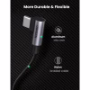 Дата кабель USB-C 2.0 to USB-C 1.0m 90° corner US334 black Ugreen (70643) - Image 10