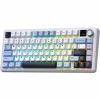 Клавиатура Aula F75 MAX Wireless/Bluetooth UA White/Blue (6978080501158) - Image 4