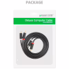Кабель мультимедійний 2xRCA M to 2xRCA M 2.0m AV104 black UGREEN (10518) - Image 4