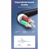 Кабель мультимедийный 3.5mm M to 3.5mm M 1.5m 90° corner AV112 blue Ugreen (60180) - Image 11