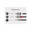 Кабель мультимедийный 3.5mm M to 2xRCA M 2.0m AV116 black Ugreen (10584) - Image 8