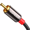 Кабель мультимедийный 3.5mm M to 2xRCA M 3.0m AV116 black Ugreen (10590) - Image 3