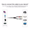 Кабель мультимедийный 3.5mm M to 2xRCA M 3.0m AV116 black Ugreen (10590) - Image 6