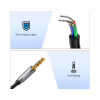 Кабель мультимедийный 3.5mm M to 3.5mm F 1.5m AV118 gray Ugreen (10593) - Image 8