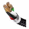 Дата кабель USB 2.0 AM to Lightning + Micro 5P + USB-C 1.2m 5A black Baseus (CAMLT-BSY01) - Image 3