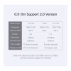 Кабель мультимедийный HDMI M to HDMI M 10.0m HD104 black Ugreen (10110) - Image 9