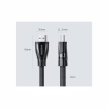Кабель мультимедійний HDMI M to HDMI M 2.0m braided HD140 black Ugreen (80403) - Image 5