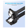 Кабель для передачи данных SATA 3 Data Cable 0.5m 90° corner US217 Black Ugreen (30797) - Image 2