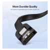 Кабель для передачі даних SATA 3 Data Cable 0.5m 90° corner US217 Black Ugreen (30797) - Image 3
