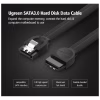 Кабель для передачі даних SATA 3 Data Cable 0.5m US217 Black Ugreen (30796) - Image 3