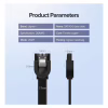 Кабель для передачи данных SATA 3 Data Cable 0.5m US217 Black Ugreen (30796) - Image 10