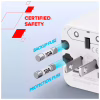 Перехідник Canyon Travel Adapter OnTour One EU/UK/US/AUS White (CNS-TA1005W) - Image 7