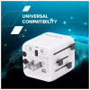 Переходник Canyon Travel Adapter OnTour One EU/UK/US/AUS White (CNS-TA1005W) - Image 8