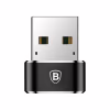 Переходник USB 2.0 AF to USB-C black Baseus (CAAOTG-01) - Image 3