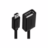 Переходник OTG USB 2.0 AF to Mini 5P 0.1m US249 black Ugreen (10383) - Image 2
