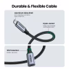 Дата кабель USB-C M/F 0.5m 5A USB 3.1 Gen2 10Gbps black Ugreen (80810) - Image 11