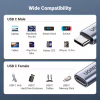 Дата кабель USB-C M/F 0.5m 5A USB 3.1 Gen2 10Gbps black Ugreen (80810) - Image 12
