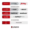 Модуль пам'яті для комп'ютера DDR4 16GB (2x8GB) 3600 MHz Fury Beast Black Kingston Fury (ex.HyperX) (KF436C17BBK2/16) - Image 8