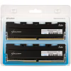Модуль пам'яті для комп'ютера DDR4 16GB (2x8GB) 3200 MHz Black Kudos eXceleram (EKBLACK4163222AD) - Image 2