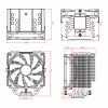 Кулер для процессора ID-Cooling SE-226-XT Black - Image 7