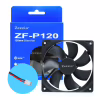 Кулер до корпусу Zezzio ZF-P120 2pin - Image 5