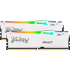 Модуль пам'яті для комп'ютера DDR5 64GB (2x32GB) 6000 MHz Beast White RGB Kingston Fury (ex.HyperX) (KF560C36BWEAK2-64) - Image 4