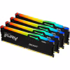 Модуль памяти для компьютера DDR5 128GB (4x32GB) 5600 MHz Beast RGB XMP Kingston Fury (ex.HyperX) (KF556C40BBAK4-128) - Image 2