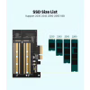 Контроллер Ugreen PCI-E 3.0 for SSD M.2 NVMe + M.2 NGFF CM302 (70504) - Image 5
