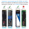 Карман внешний Dynamode M.2 SSD NVMe/SATA combo to USB3.2 GEN2 USB-C (DM-CAD-SSD14) - Image 6
