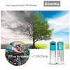 Акумулятор ColorWay AA USB-С 2220 mAh 1.5V (2шт) (Li-Polymer) (CW-UBAA-10) - Image 10