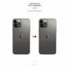 Пленка защитная Armorstandart back side Apple iPhone 13 Pro Carbone Silver (ARM61063) - Image 3