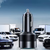 Зарядний пристрій Choetech car 2хUSB-C+USB-A 130W QC3.0/PD/PPS black (TC0011-BK) - Image 8