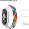 Ремешок для фитнес браслета Armorstandart Braided Solo Loop для Xiaomi Mi Band 7/6/5/4 Pride Edition size S (ARM64941) - Image 3