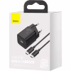 Зарядний пристрій Baseus 1xUSB 25W (USB-C) + Cable Type-C black (TZCCSUP-L01) - Image 8