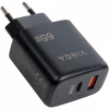 Зарядний пристрій Vinga GaN 65W PD+QC 1C1A ports Wall Charger (VCPCHCA65B) - Image 3