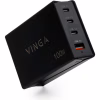 Зарядное устройство Vinga GaN 100W PD+QC 3C1A ports 1.2m Wired Charger (VCPCH100CB) - Image 2