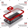 Чохол до мобільного телефона Armorstandart Frosted Matte Xiaomi Redmi 12 4G Red (ARM68553) - Image 2
