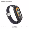 Ремешок для фитнес браслета Armorstandart Braided Solo Loop для Xiaomi Mi Band 7/6/5/4 Charcoal (ARM69904) - Image 4