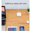 Зарядний пристрій Choetech GaN 2 USB-A / 2 USB-C 100W QC3.0/PD/PPS (PD8008-EU-WH) - Image 4