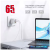 Зарядное устройство Intaleo 65W GAN 2USB-C PD+USB-A QC 3.0 white (1283126559525) - Image 5