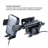 Универсальный автодержатель ColorWay AutoSense Car Wireless Charger 2 (Dashboard+Air Vent) 15W (CW-CHAW040Q-BK) - Image 9