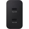 Зарядний пристрій Samsung 50W 2xUSB-С + cableUSB-C to USB-C 1.8m black (EP-T5020XBEGEU) - Image 3