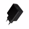 Зарядное устройство Gembird 1xUSB-A + 1 Type-C (PD20Вт + QC3.0 18Вт) black (TA-UC-PDQC20-01-BK) - Image 2