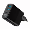 Зарядний пристрій Gembird 2хUSB-A (QC3.0 18W) + 1хType-C (PD20W) LCD black (TA-UC-PDQC30LCD-BK-02) - Image 3