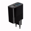 Зарядний пристрій Gembird 2хUSB-A (QC3.0 18W) + 1хType-C (PD20W) LCD black (TA-UC-PDQC30LCD-BK-02) - Image 6