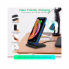 Зарядний пристрій Choetech 15W Fast Wireless Charging Stand 2coils black (T555-F-BK) - Image 7