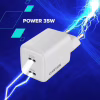 Зарядний пристрій Canyon CU35CC GaN 35W 2xPD EU White (CNS-CUW35CC) - Image 7