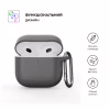Чохол для навушників Armorstandart Hang Case для Apple AirPods 4 Advanced ash (ARM81278) - Image 2