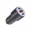 Зарядний пристрій XO CC45 1 USB QC 3.0 + 2 Type-C PD (60W) Black (XO-CC45-BK) - Image 2
